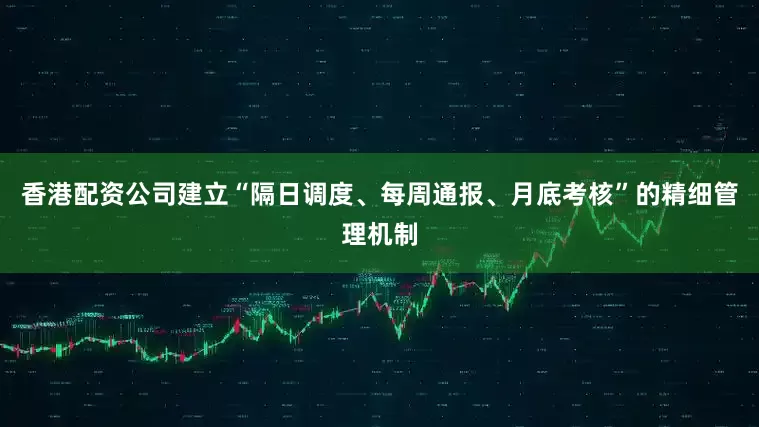 香港配资公司建立“隔日调度、每周通报、月底考核”的精细管理机制