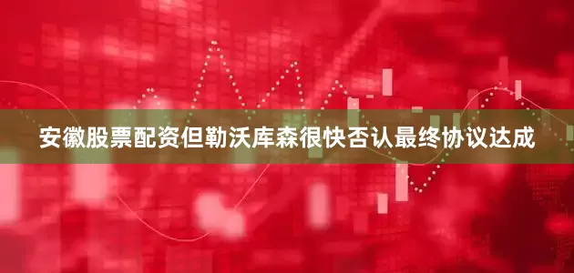安徽股票配资但勒沃库森很快否认最终协议达成