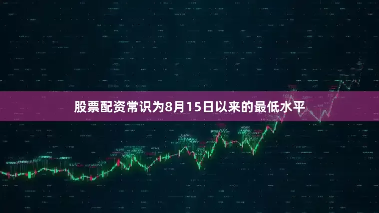 股票配资常识为8月15日以来的最低水平